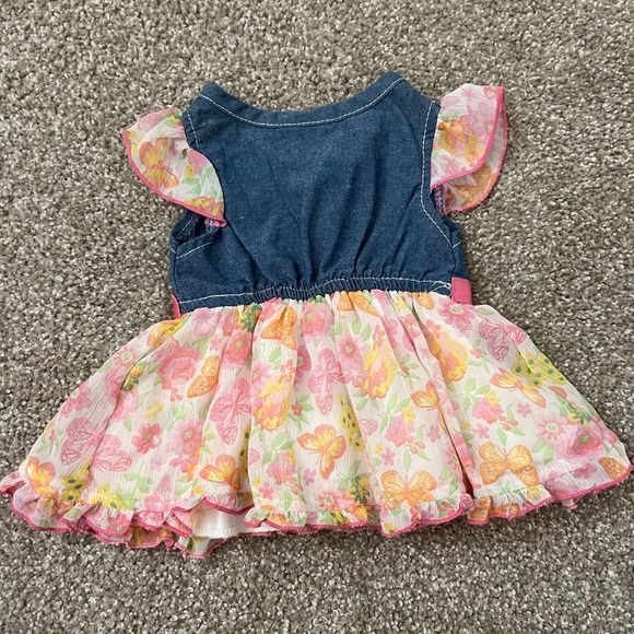 DDG DARLINGS 0-3 Month Baby Girl Dress Pink - Picture 2 of 3